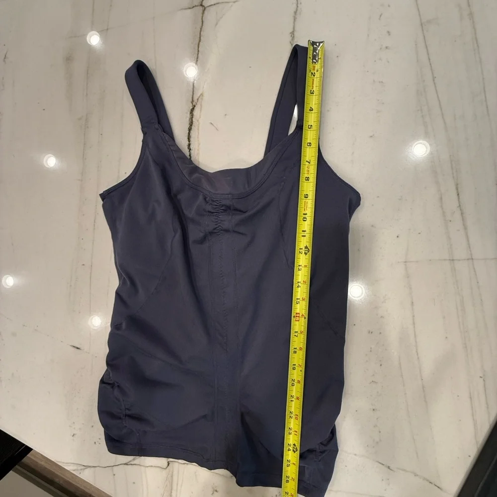 Zella Lavender Ruched Tank Top - Picture 6 of 10